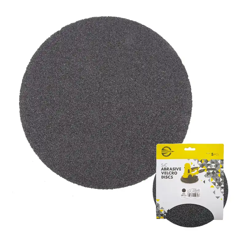 ABRASIVES Brusný výsek na suchý zip 225 mm, 1bal/5ks | zr. 80 Doprava Zdarma