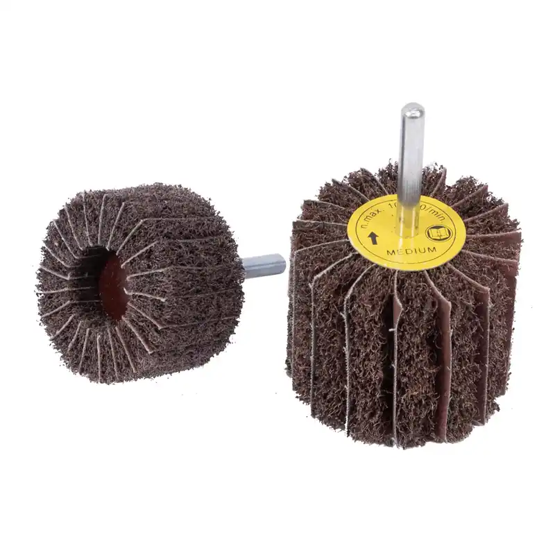 ABRASIVES Kotouč brusný vliesový lamelový na stopce | 60x50x6 mm, zr. 120, medium Značkový