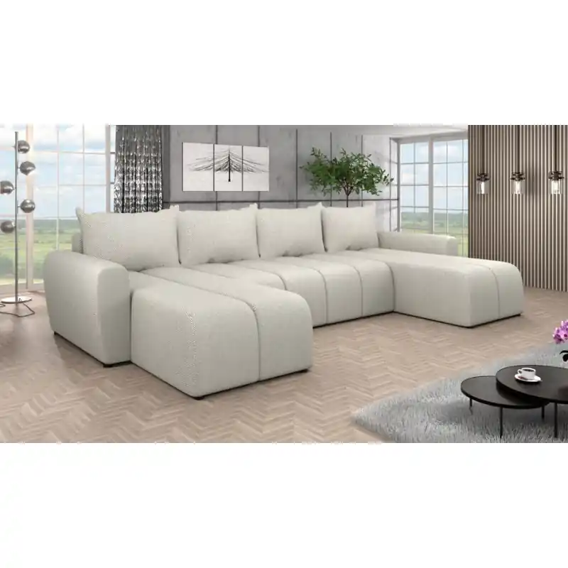Oblíbený Elegantní sedací souprava do U AMANDA 2 - béžová