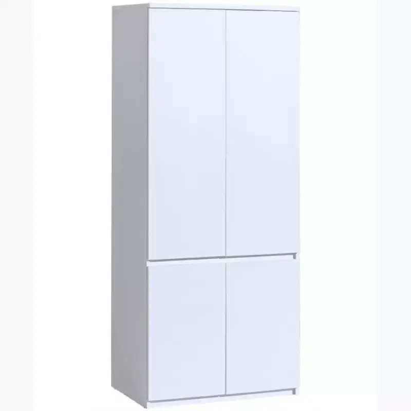 Finální Výprodej Šatní skříň 80 cm CARYM - bílá