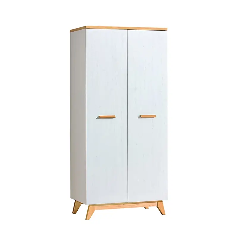 Šatní skříň 85 cm BUTNER - borovice andersen / dub nash Výhodná Nabídka
