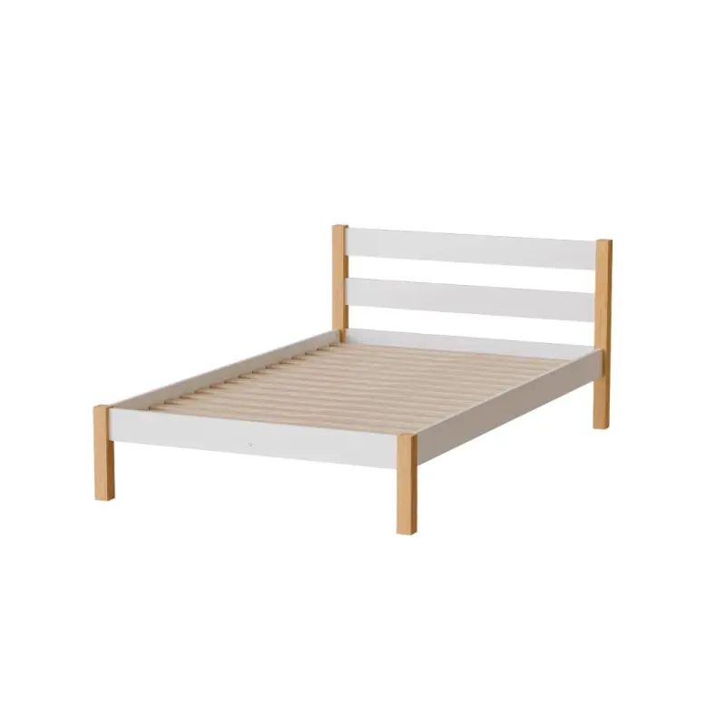 Jednolůžková postel 120x200 MONROA - dub / bílá Akční Cena