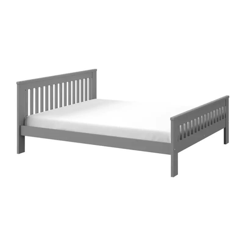 Vysoce Kvalitní Manželská dřevěná postel 180x200 MEBANE - antracit