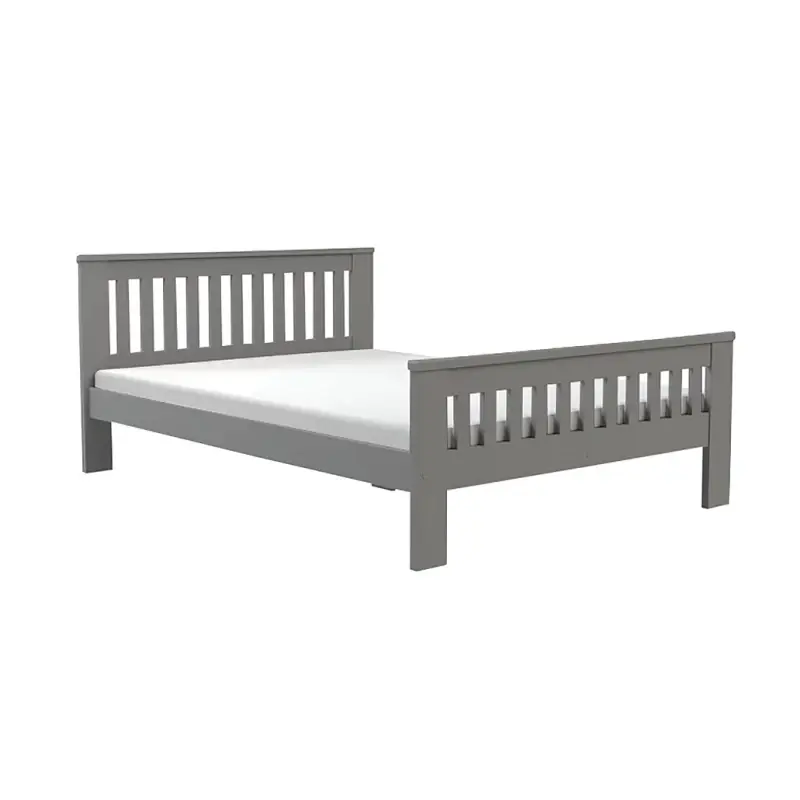 Manželská dřevěná postel 140x200 MEBANE - antracit Víkendová Akce