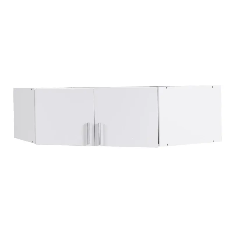 Nejlepší Cena Nástavba na rohovou šatní skříň 117 cm FUNZA 5 - alpská bílá / lesklá bílá
