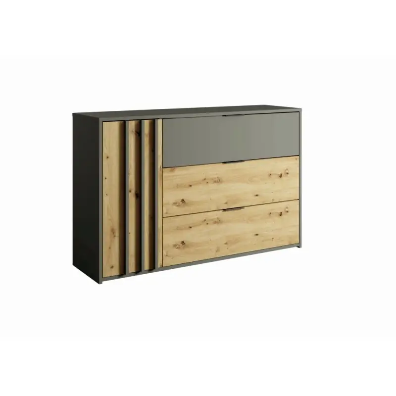 Must-Have Kombinovaná komoda GUADUAS - dub artisan / grafitová