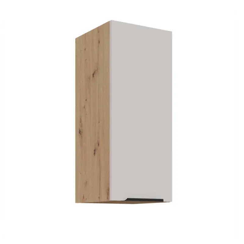 Horní kuchyňská skříňka NICOLLA - šířka 30 cm, kašmír / dub artisan Oblíbený