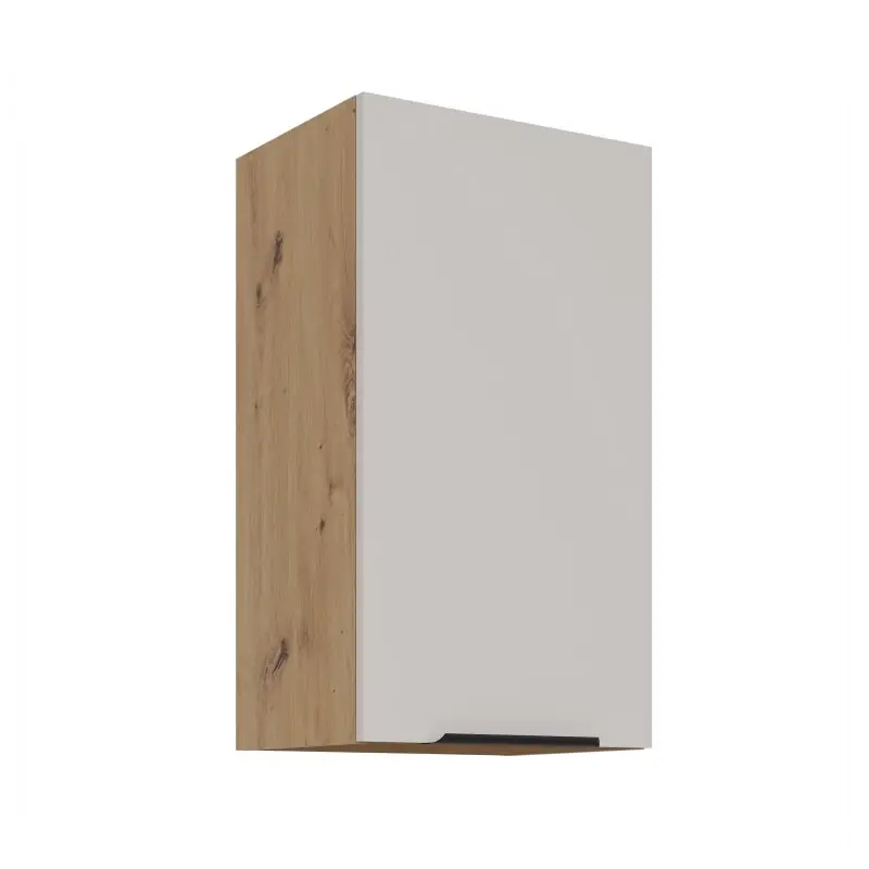Vysoce Kvalitní Horní kuchyňská skříňka NICOLLA - šířka 40 cm, kašmír / dub artisan