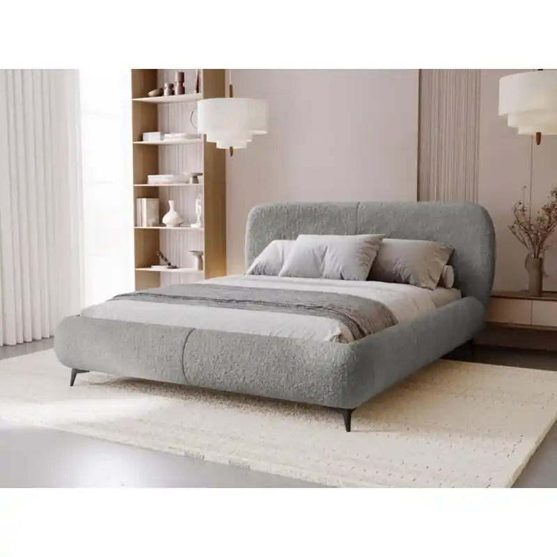 Akční Nabídka Postel s úložným prostorem 160x200 VLADA - šedá