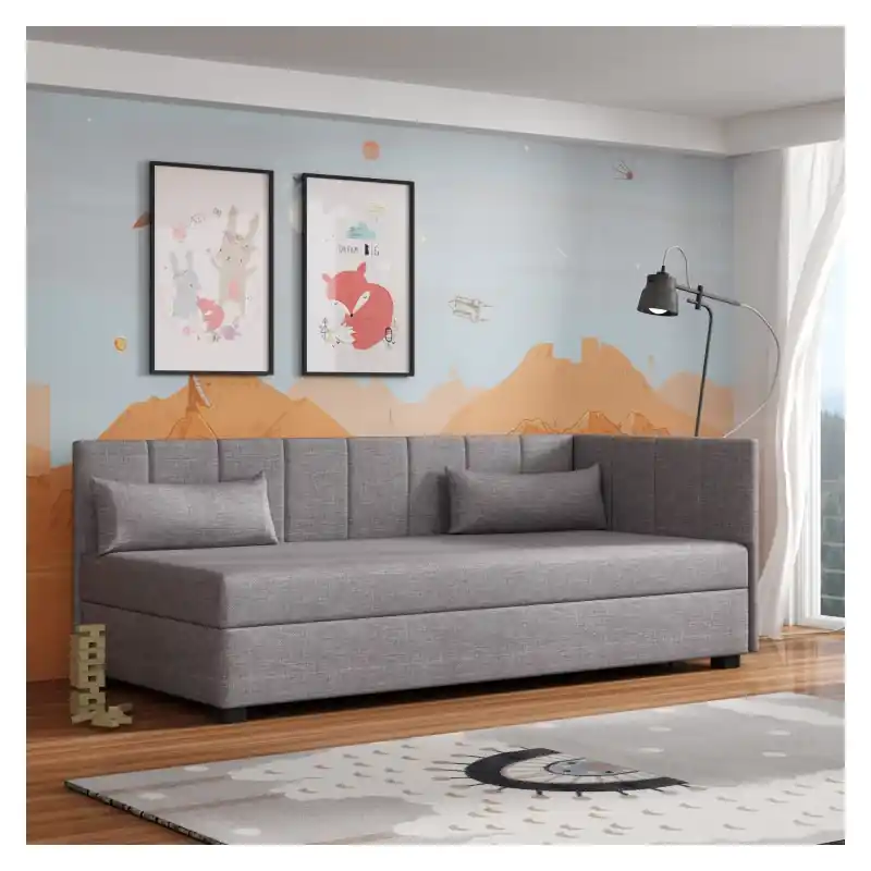 Jednolůžková postel 100x195 NAYLA PLUS 1 - šedá Poslední Šance