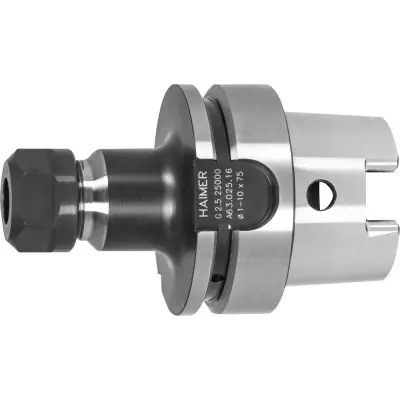 Vysoce Kvalitní Kleštinový upínač DIN69893A-ER HSK-A63 32x100mm HAIMER A6302032