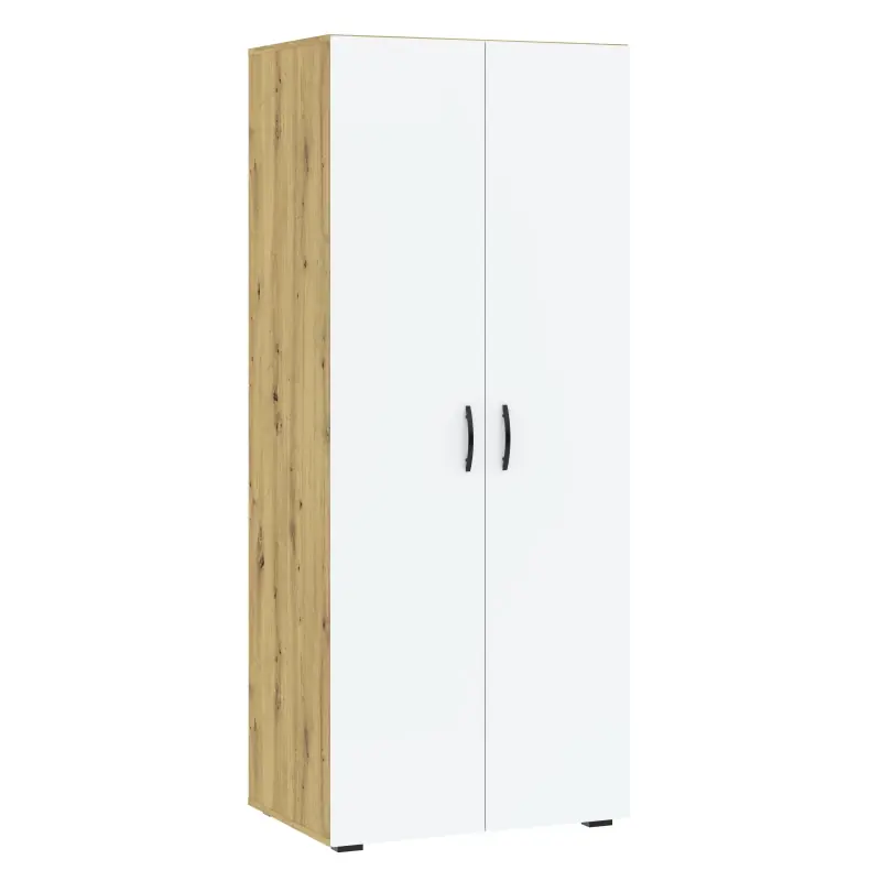 Koupit Online Dvoudveřová šatní skříň 74 cm RICHLAND - dub artisan / bílá