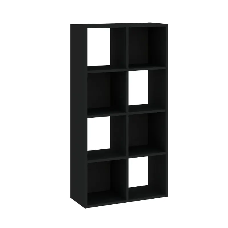 Ověřený Úzký policový regál LAMPASES 3 - černý