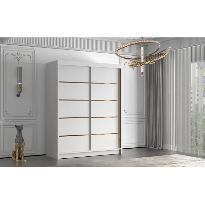 Nejprodávanější Šatní skříň MILINA - 150 cm, bílá