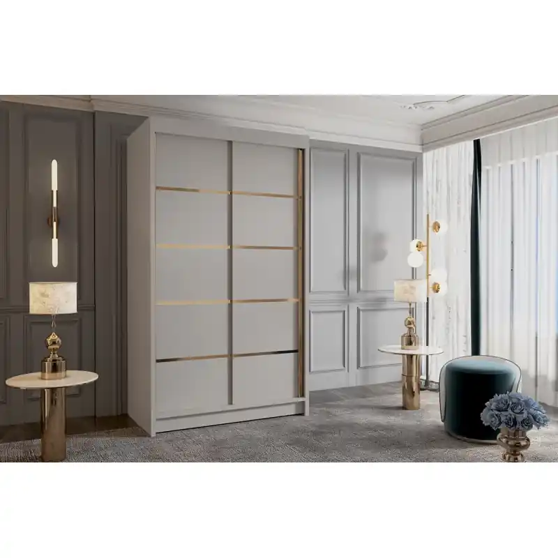 Šatní skříň MILINA - 100 cm, kašmír Nejprodávanější