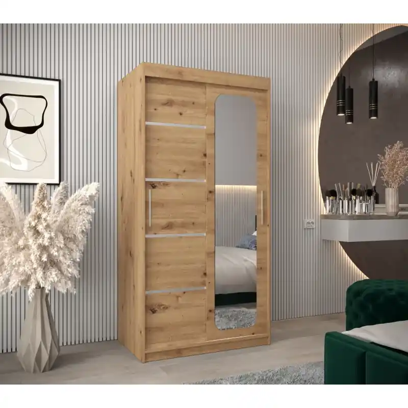 Zrcadlová skříň DONICELA 3 - 100 cm, artisan Doprava Zdarma