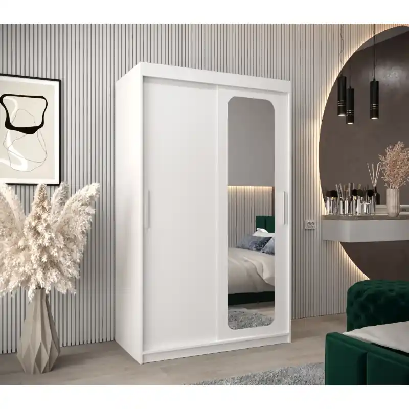 Zrcadlová skříň DONICELA 1 - 120 cm, bílá Must-Have