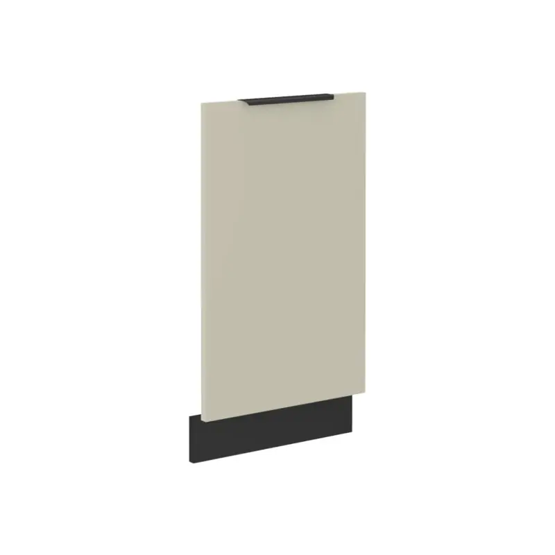 Dvířka pro vestavnou myčku AGAFIJA - 45x72 cm, cashmere / černé Originální