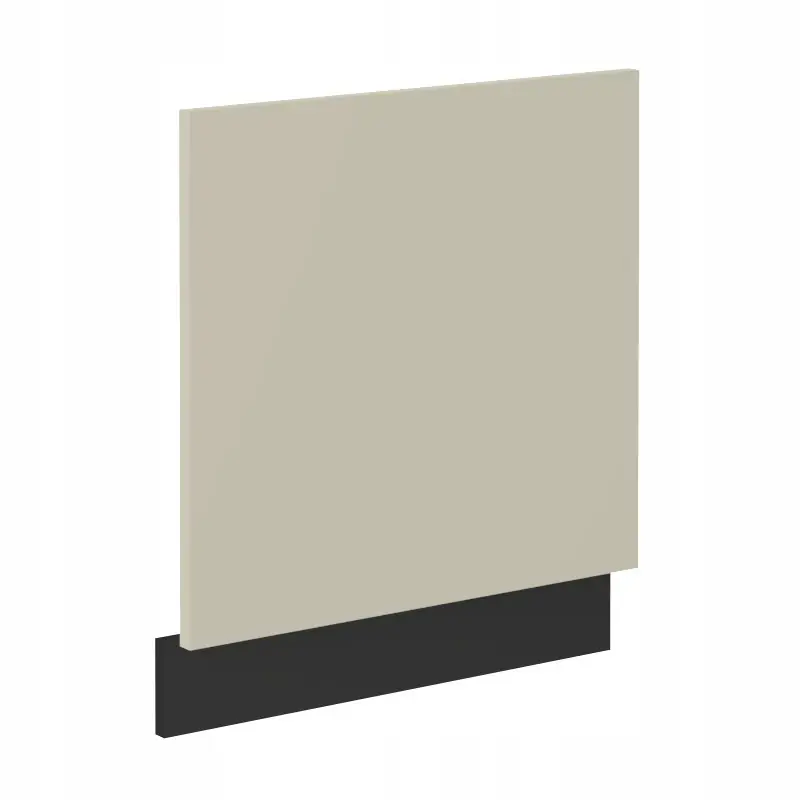 Dvířka pro vestavnou myčku AGAFIJA - 60x57 cm, cashmere / černé Cenově Výhodný