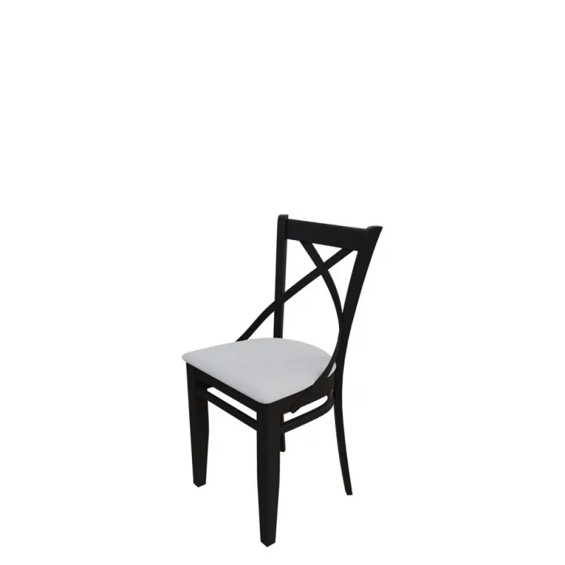 Židle do jídelny MOVILE 41 - wenge / bílá ekokůže Must-Have