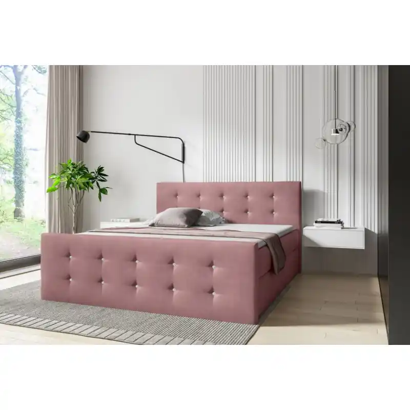 Postel SCARLETT - 140x200, růžová + topper ZDARMA Hit Sezóny