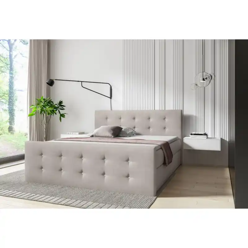 Postel SCARLETT - 140x200, béžová + topper ZDARMA Vrácení Zdarma