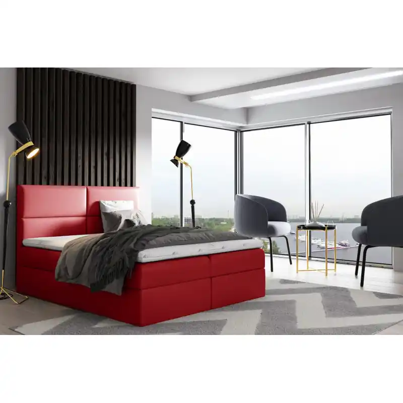 Postel SALSABEL - 160x200, červená + topper ZDARMA Hit Sezóny