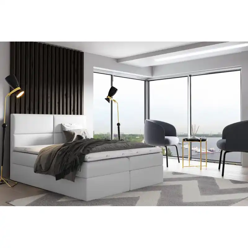 Postel SALSABEL - 160x200, bílá + topper ZDARMA Finální Výprodej