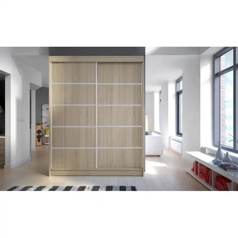 Šatní skříň CHANNA 4 - šířka 150 cm, sonoma Top Prodej