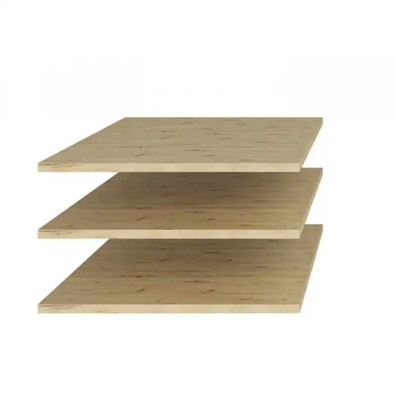Odeslání Ihned Set 3 polic pro skříně OLIKA - dub artisan