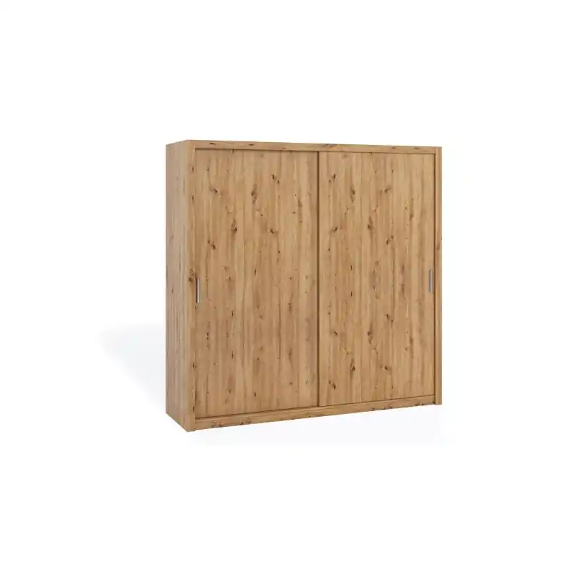 Ověřený Skříň s posuvnými dveřmi 220 BRYAN - dub artisan