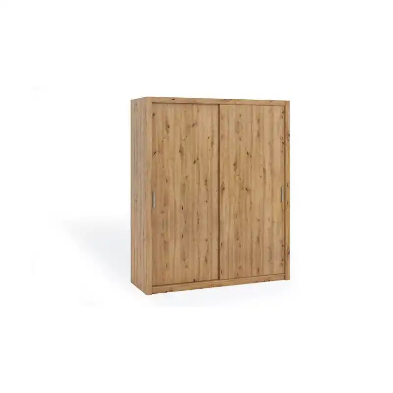 Expresní Doručení Skříň s posuvnými dveřmi 180 BRYAN - dub artisan