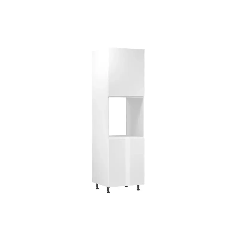 Akční Nabídka Kuchyňská skříň na vestavnou troubu ARBOR - šířka 60 cm, lesklá bílá / bílá, levé provedení
