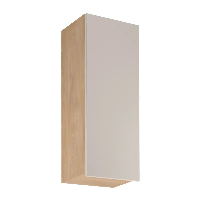 Akční Cena Vysoká horní kuchyňská skříňka SALERNO - šířka 40 cm, dub / béžová