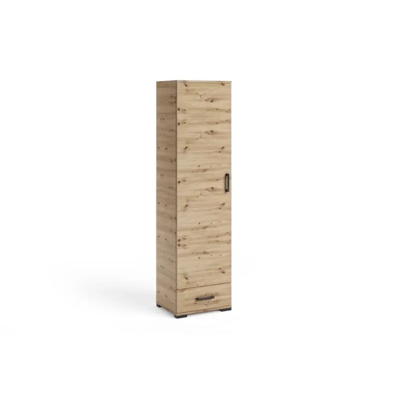 Výprodej Úzká skříň 50 cm KLENRI - dub artisan