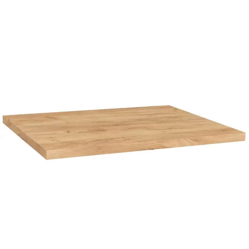 Autentický Kuchyňská deska VERMINA - 80x60x3,2 cm, dub craft