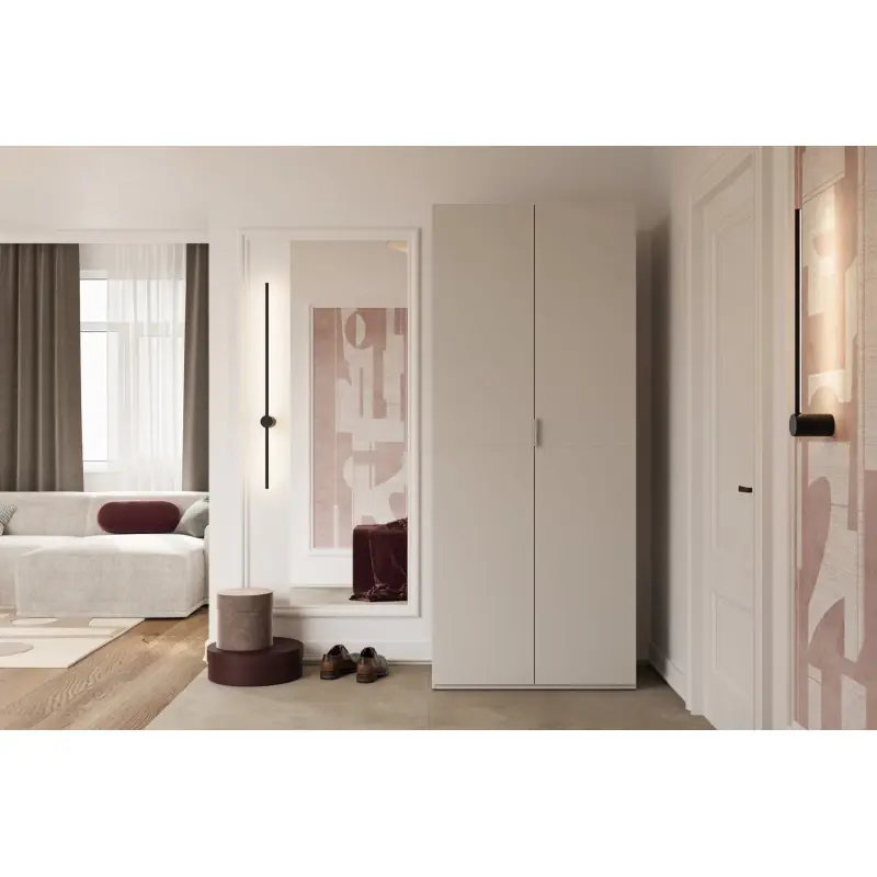 Top Prodej Šatní skříň 90 cm RHYDIAN - kašmír