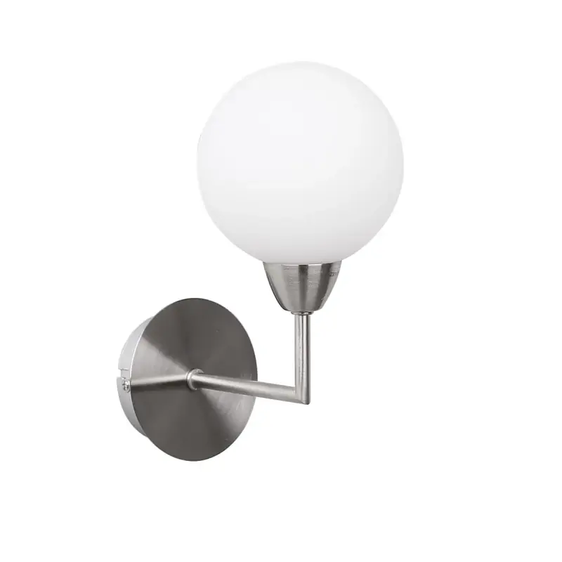 Nástěnné moderní svítidlo LOGOS - 1xG9, 25W, stříbrné / bílé Akce