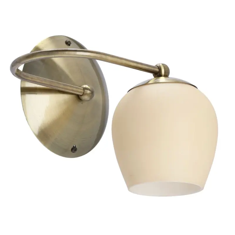 Značkový Rustikální nástěnné svítidlo SERANO - 1xE27, 60W, patina / krémové