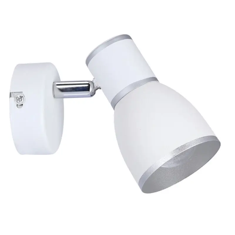 Aktuální Bodové nástěnné osvětlení FIDO - 1xE14, 40W, chromované / bílé