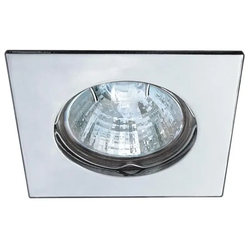 Značkový Zápustné stropní světlo ZOLET 2 - 1xGU5,3, MR16, 50W, 7,4x7,4cm, čtvercové, ocelové šedé