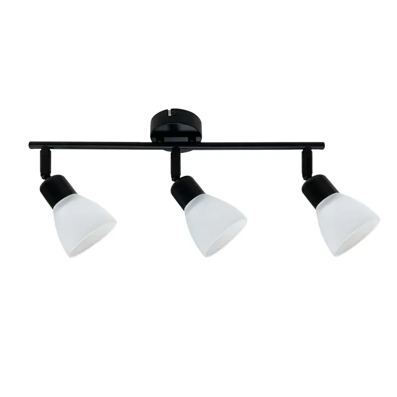 Zlevněný Stropní bodové svítidlo COSTA - 3xE14, 40W, černé / bílé