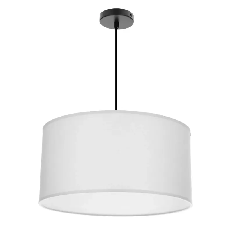 Závěsný kulatý lustr SHANTI - 1xE27, 40W, černý / šedý Dokud Zásoby Vydrží