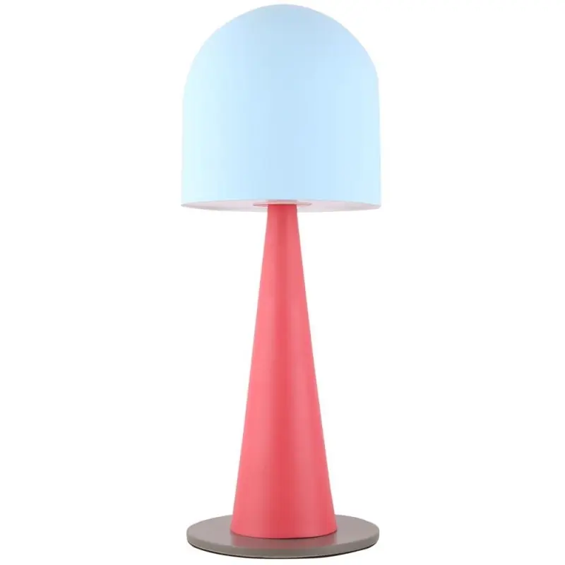 Akce Stolní lampa VISBY - 1xE27, 40W, červená / modrá