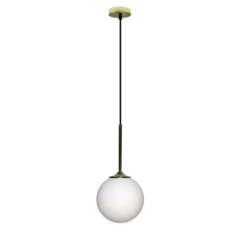 Akční Nabídka Závěsné svítidlo koule GLASGOW - 1xE27, 40W, 15cm, zlaté