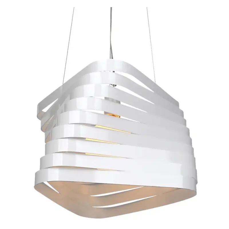 Značkový Designový závěsný lustr na lanku BIZO - 1xE27, 60W, bílý
