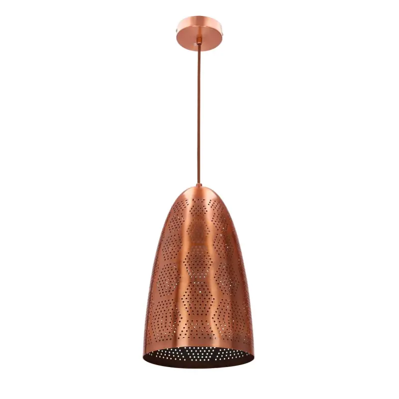Aktuální Závěsné loftové svítidlo na lanku SFINKS - 1xE27, 60W, měděné