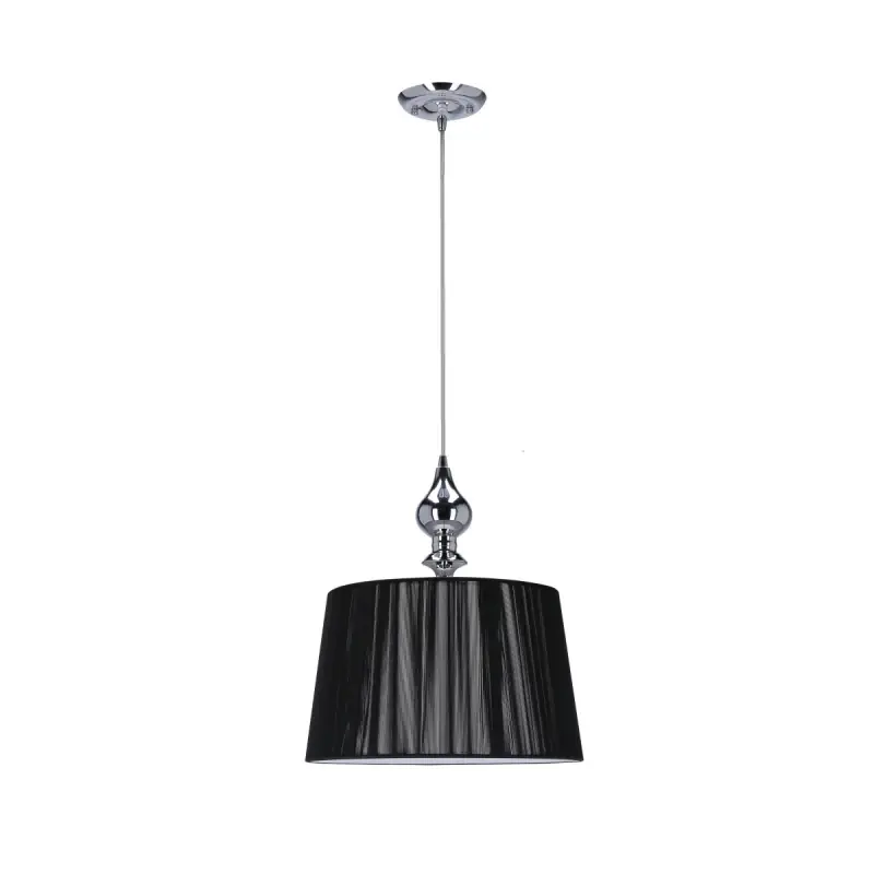 Akční Cena Závěsné moderní svítidlo GILLENIA - 1xE27, 60W, chromované / černé