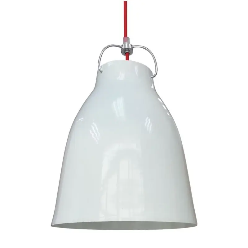 Závěsný lustr na lanku PENSILVANIA - 1xE27, 60W, bílý Tovární Cena