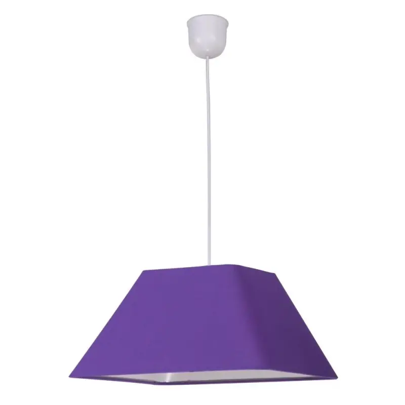 Závěsný lustr na lanku ROBIN - 1xW27, 60W, fialový Výprodej